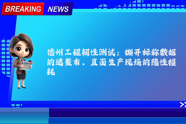 德州工程韧性测试:撕开标称数据的遮羞布,直面生产现场的隐性损耗